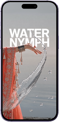 Water Nymph character design and video artwork